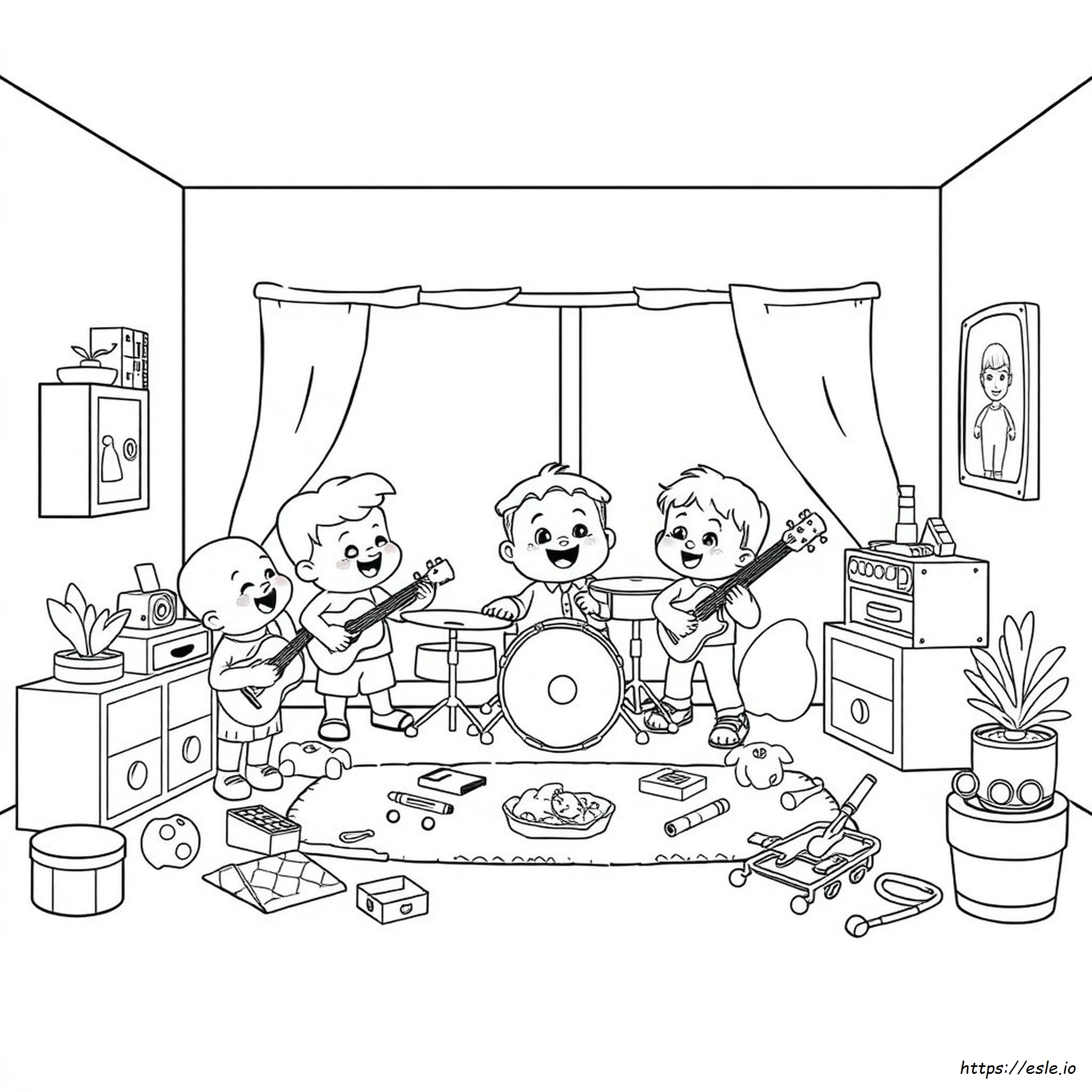 Toca Boca Room Coloring Pages