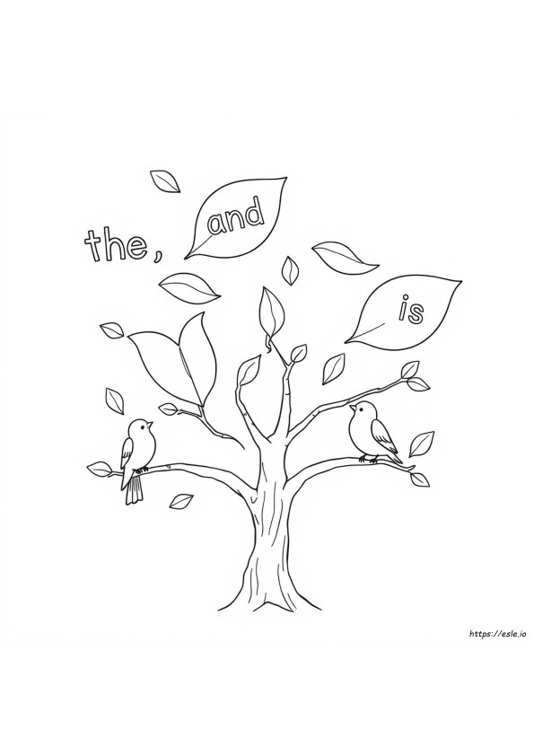 Sight Word Coloring Sheets