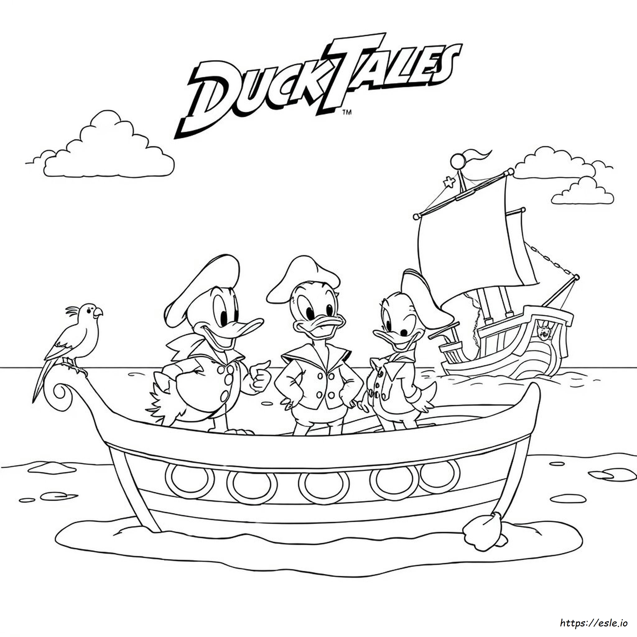 Ducktales Colouring Pages