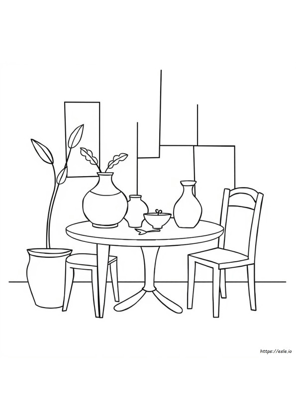Picasso Cubism Coloring Pages