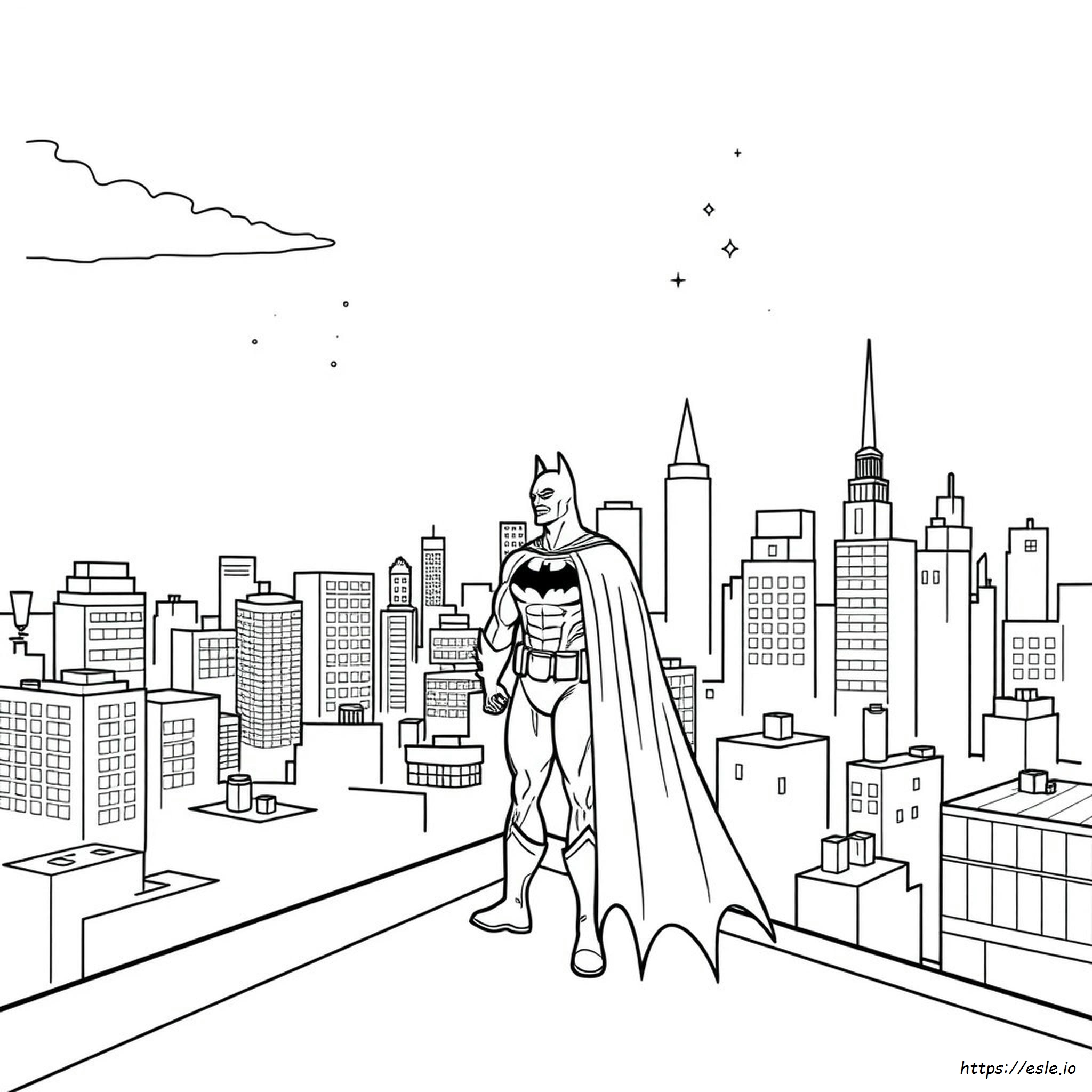 Batman Gambar Mewarnai Online