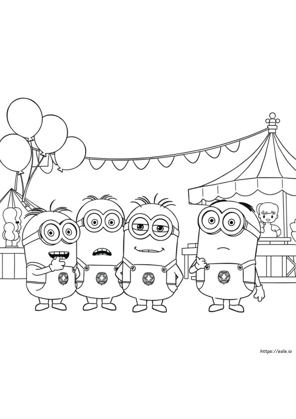 Despicable Me 4 Coloring