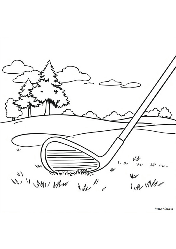 Mazze Da Golf Da Colorare