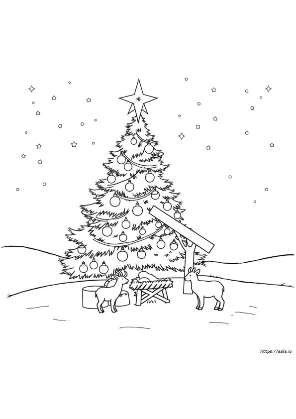 Navidad Cristiana Para Colorear