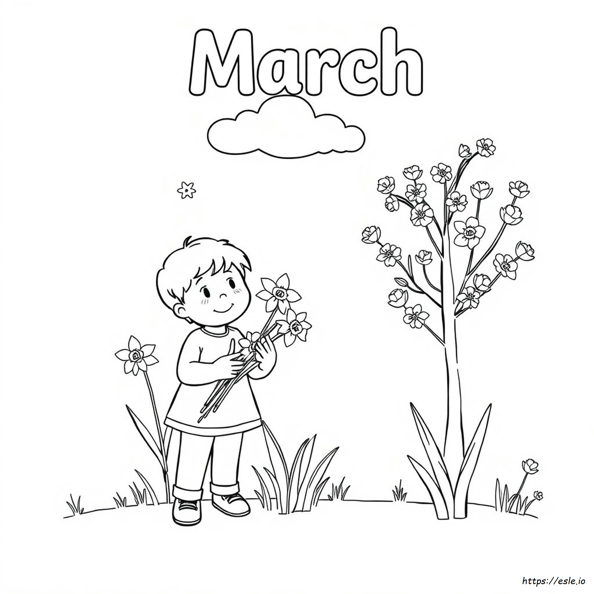 Coloring Pages For The Month Of March