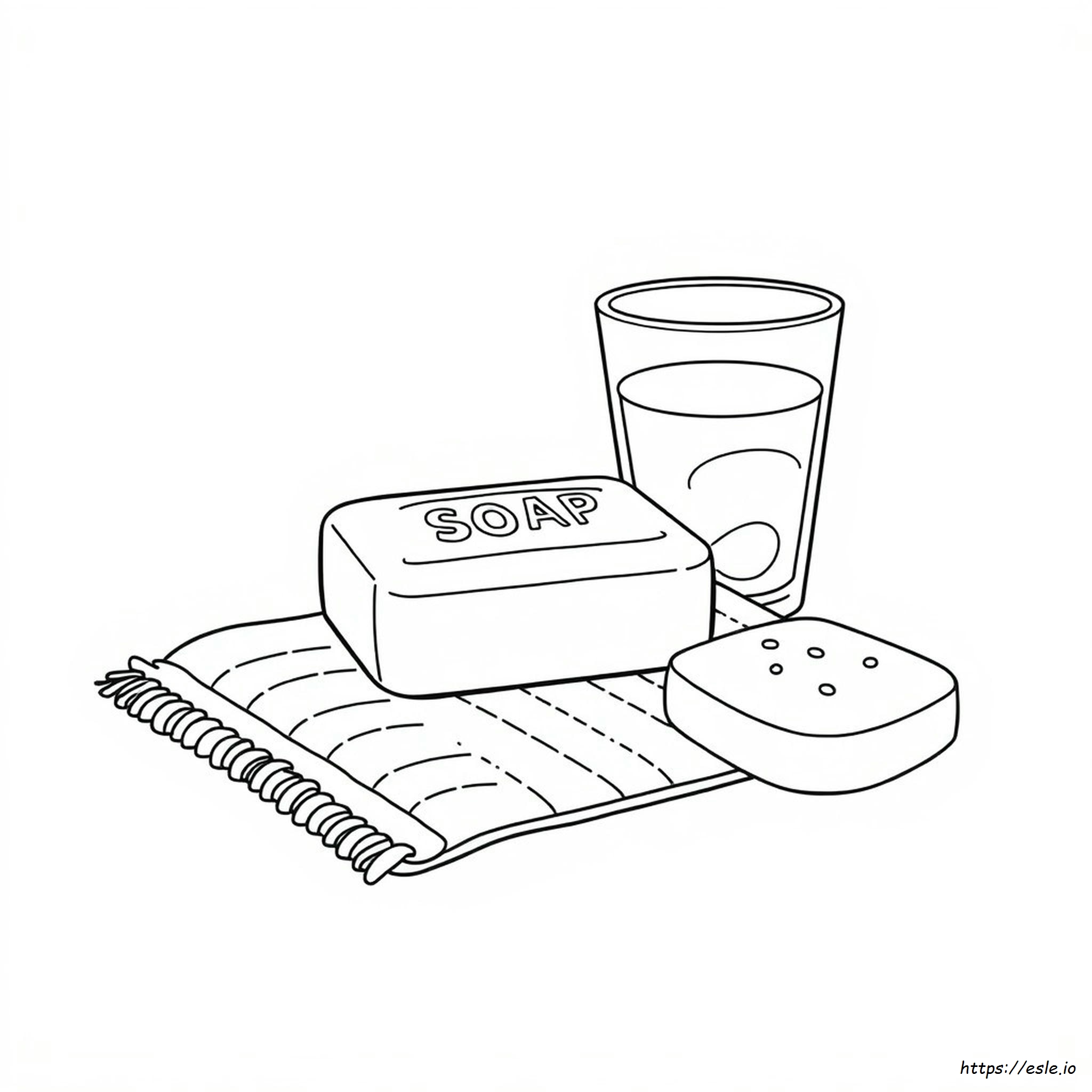 Dibujo Para Colorear De Jabón