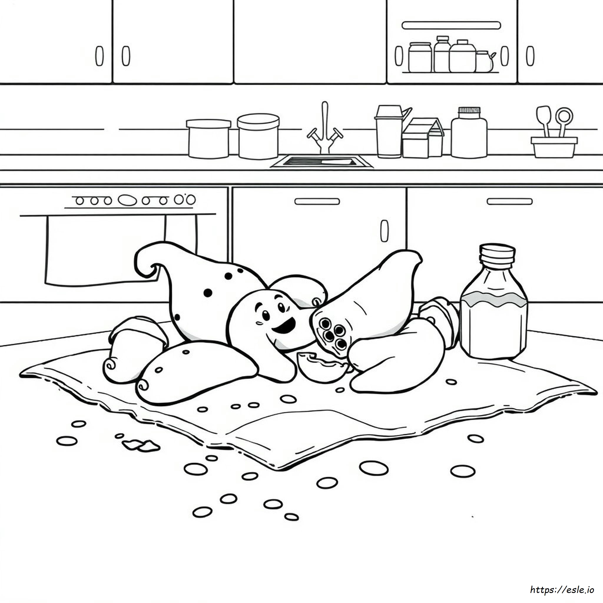 Gambar Mewarnai Makanan Untuk Anak