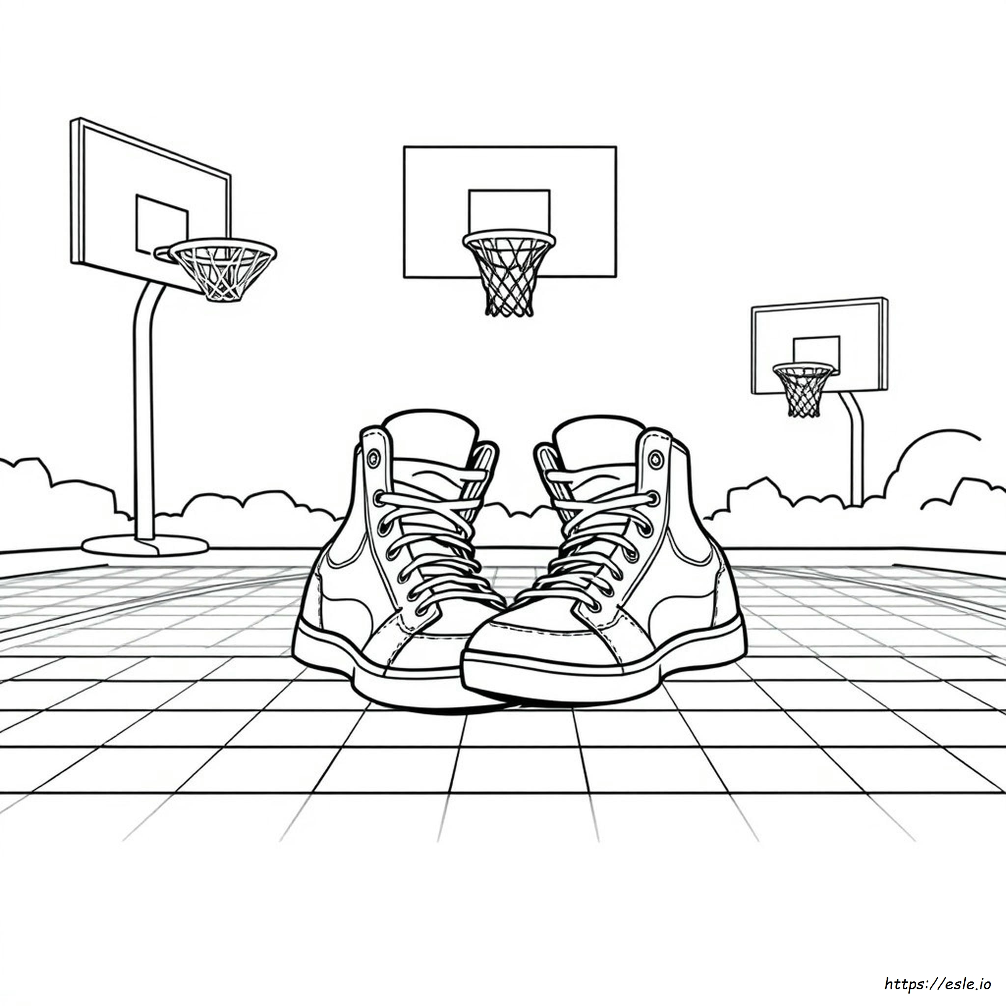 Sepatu High Top Gambar