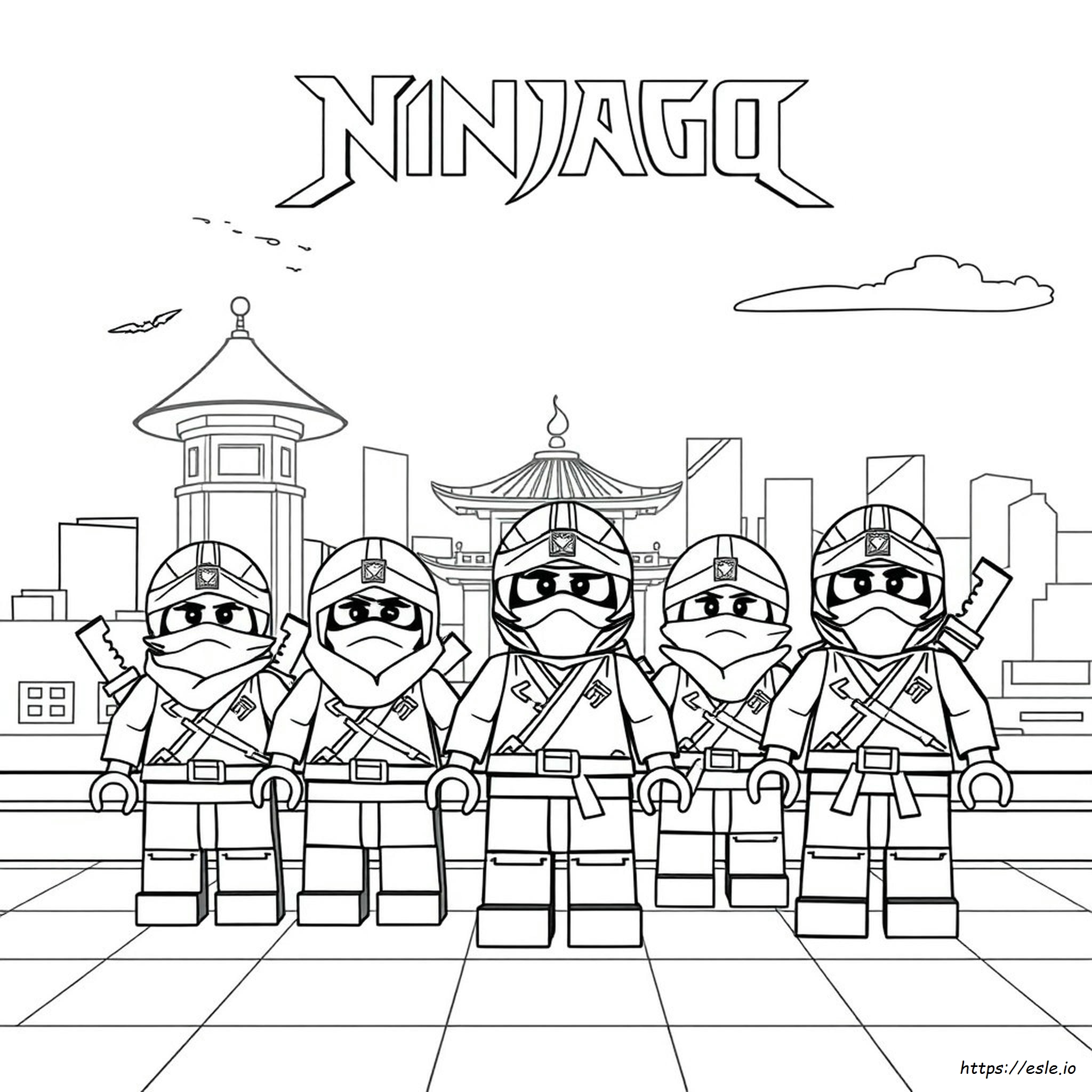 Lego Ninjago Colouring Book