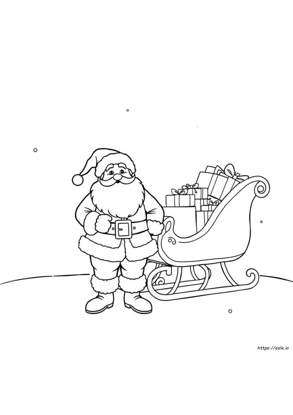 Immagini Di Babbo Natale Da Colorare