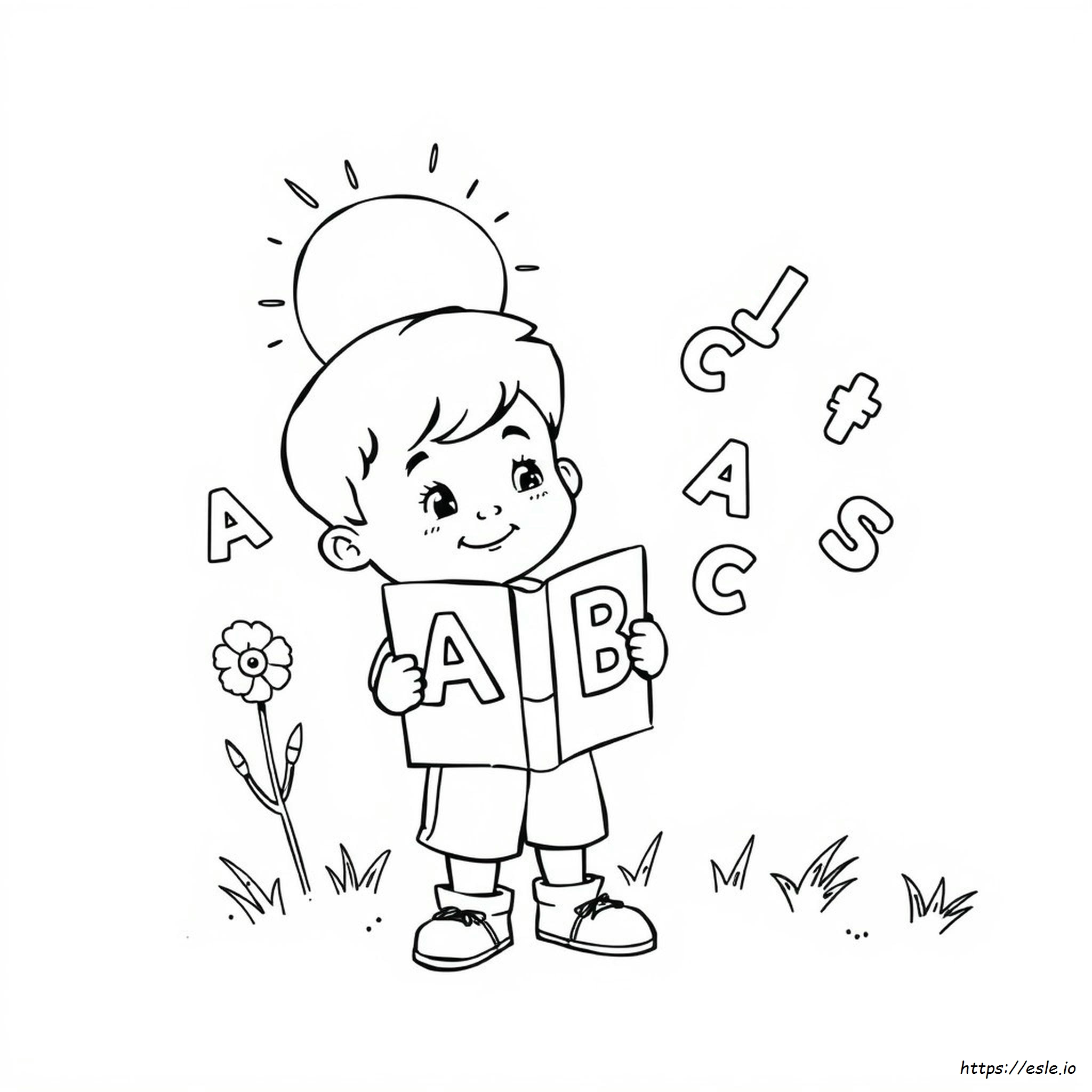 Abc Coloring Pages For Kids
