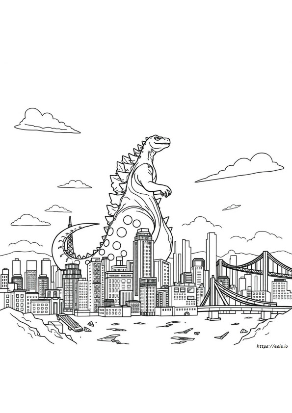 Godzilla Coloring Images