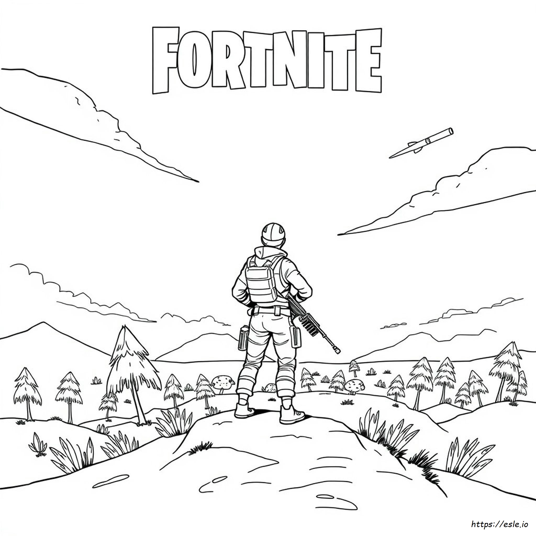 Kolorowanki Fortnite Rozdział 5 Sezon 1