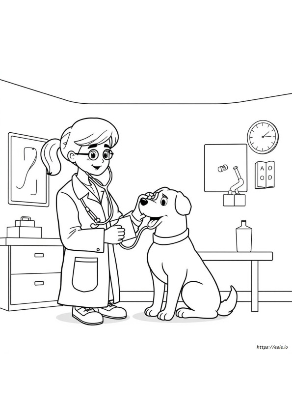 Coloriages Vétérinaire