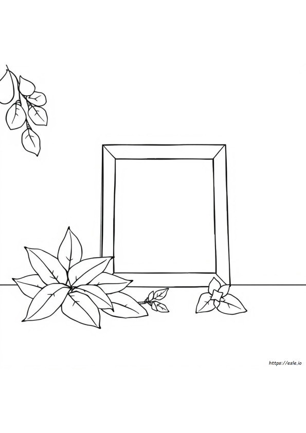 Moldura De Imagem Para Colorir Para Imprimir