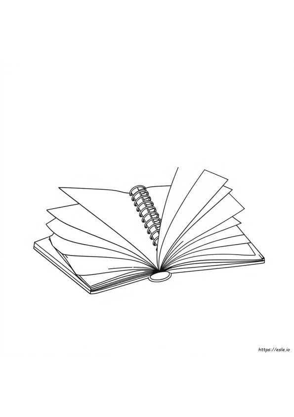 Spiral Notebook With Different Colored Pages