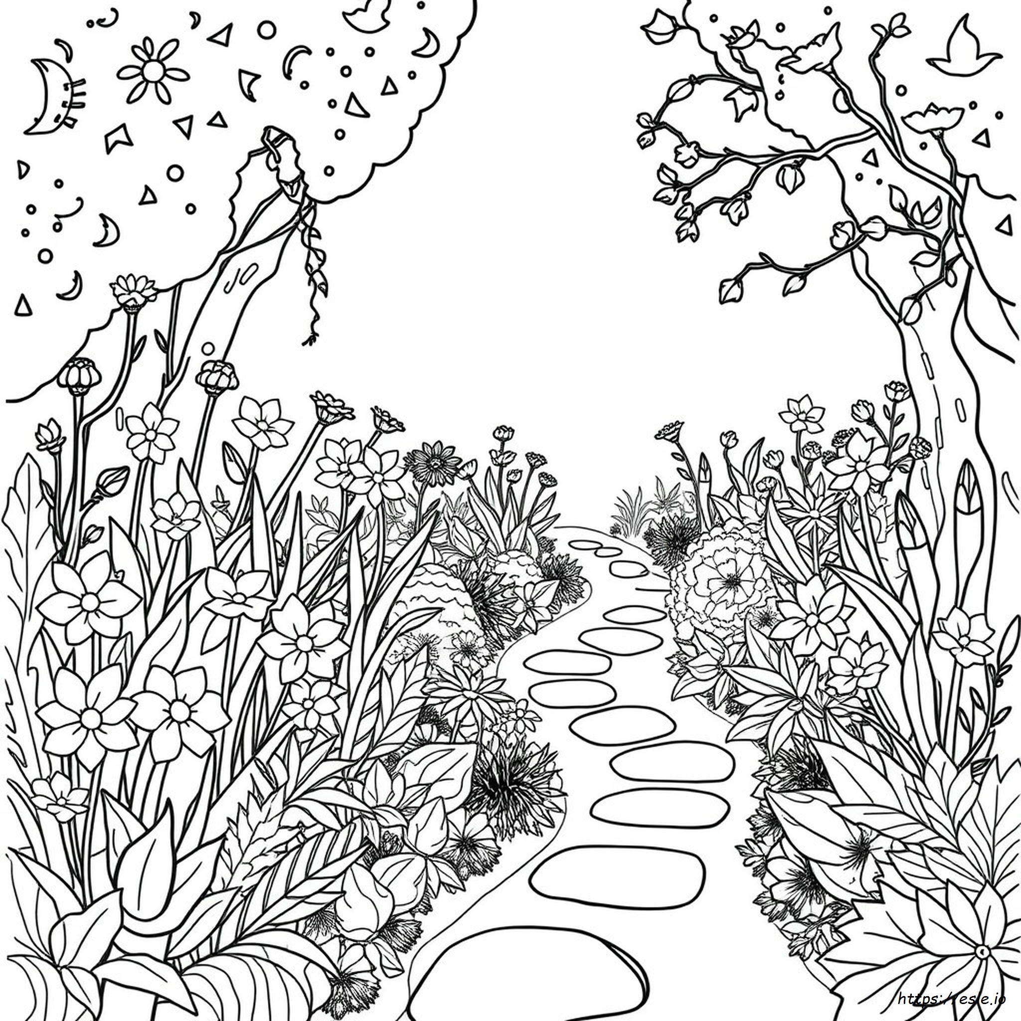 Finished Secret Garden Coloring Book Completed Pages