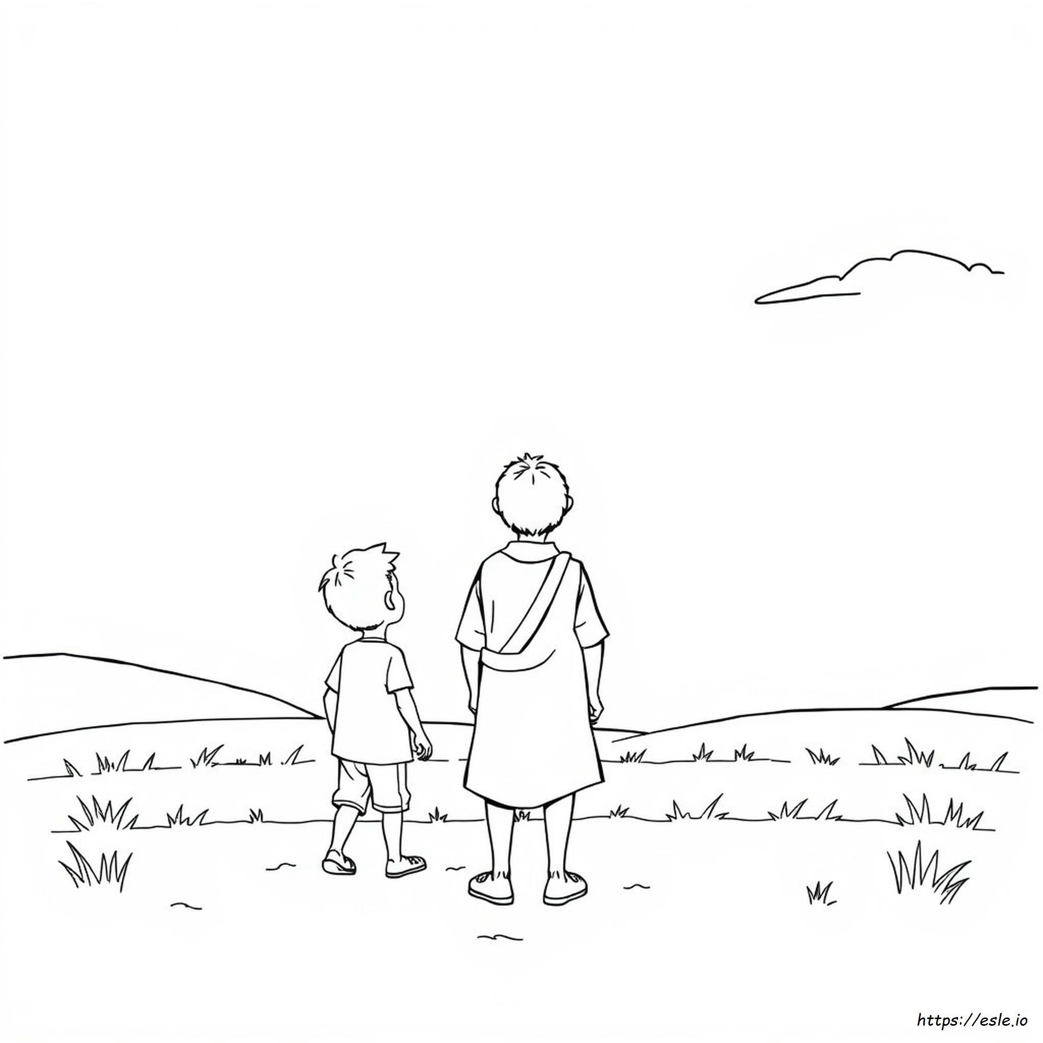 Parable Of The Two Sons Coloring Pages