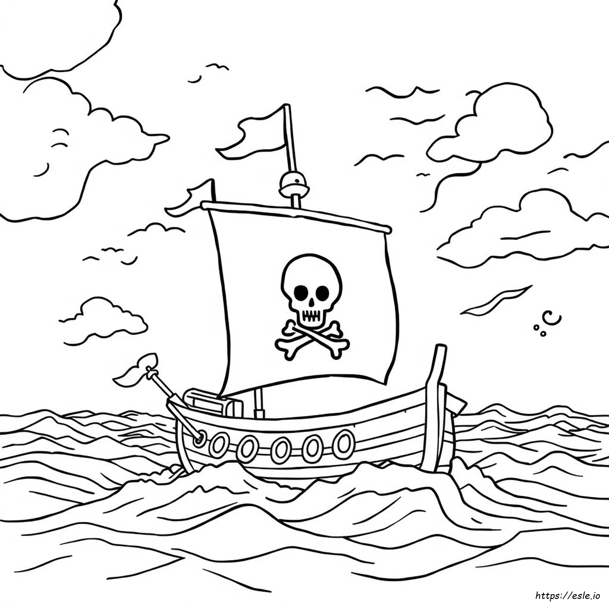 Jolly Roger Coloring Page