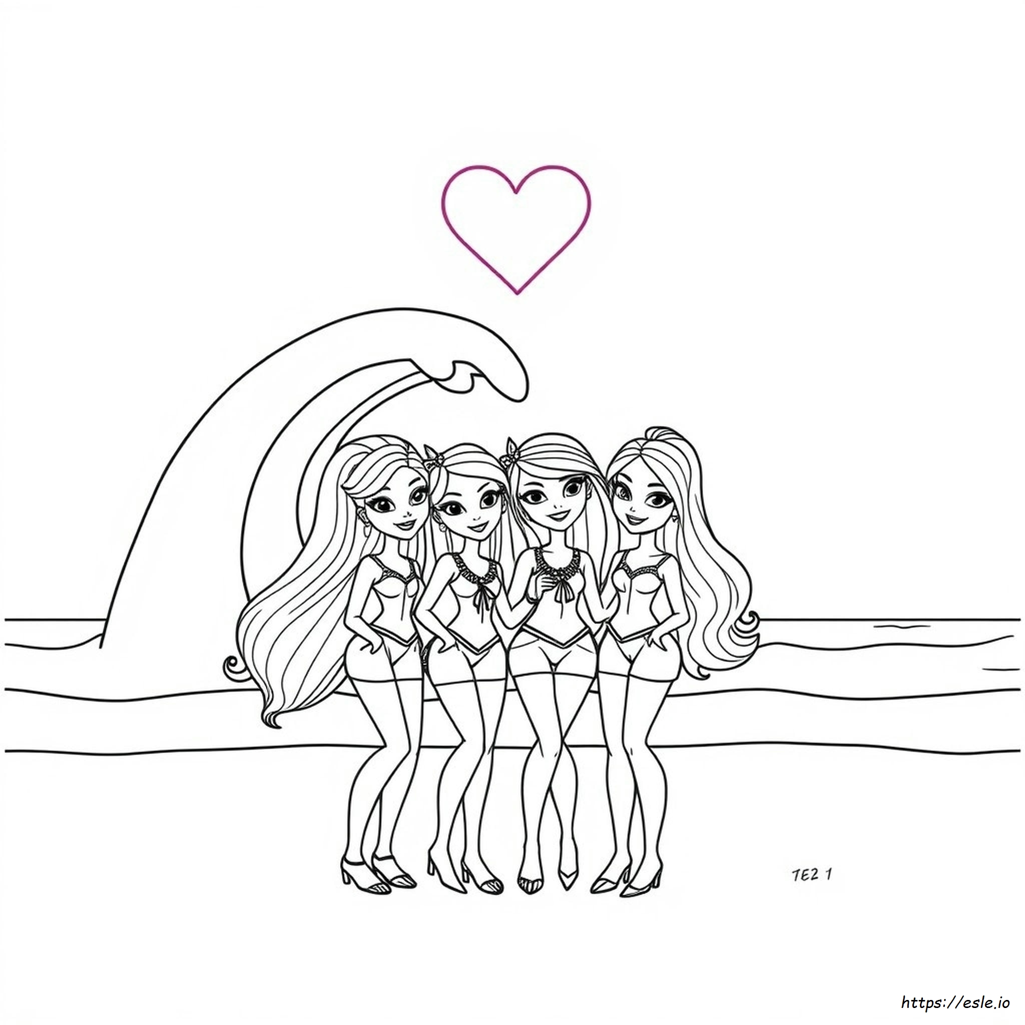 The Bratz Coloring Pages