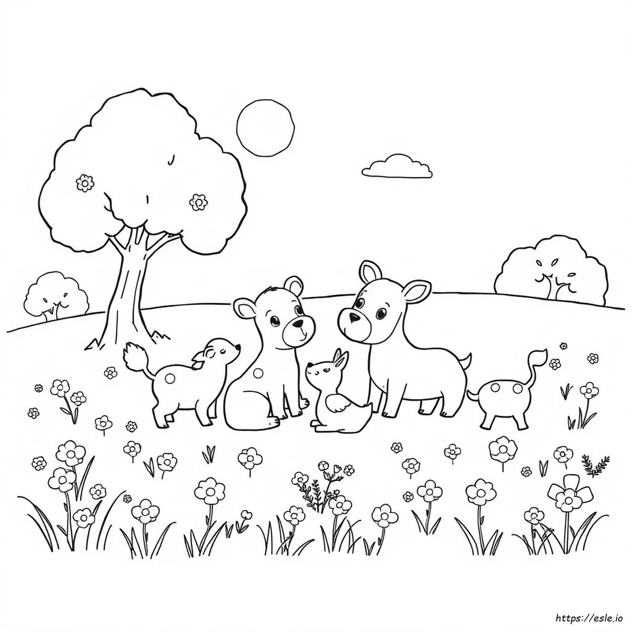 Animales. Páginas Para Colorear
