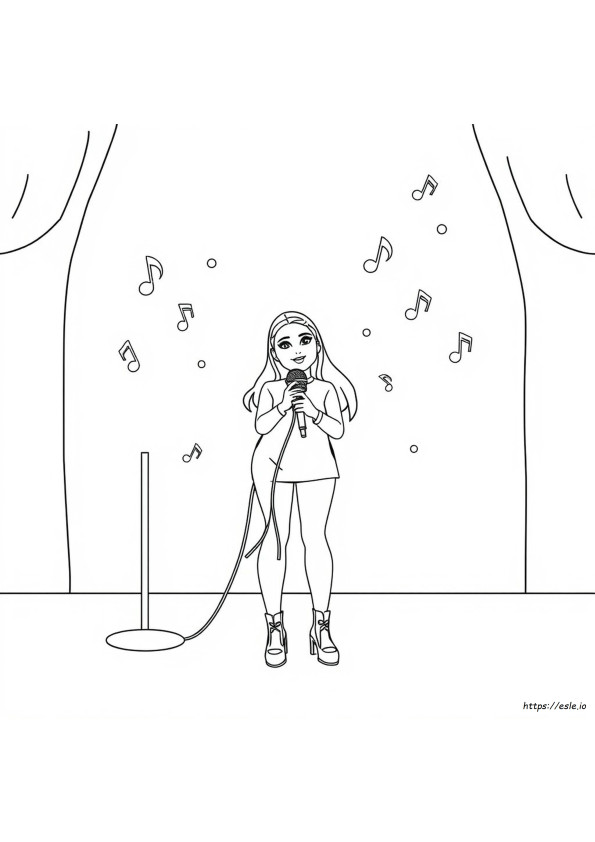 Coloring Pictures Of Ariana Grande