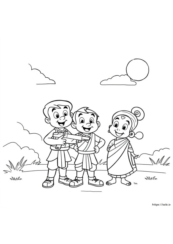 Chhota Bheem Disegni Da Colorare