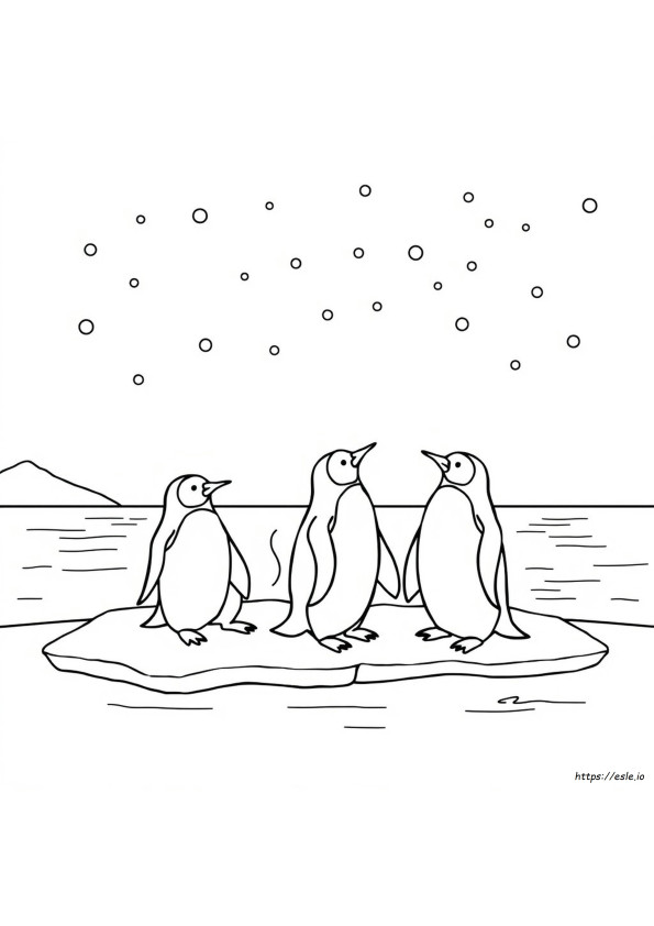 Coloring Pages Of Penguins To Print