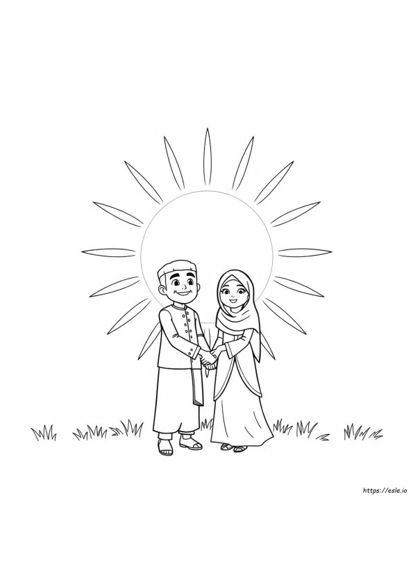 Omar Dan Hana Colouring