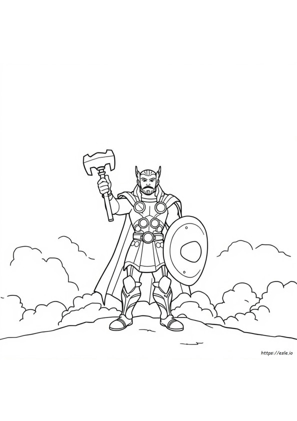 Thor Színező Képek