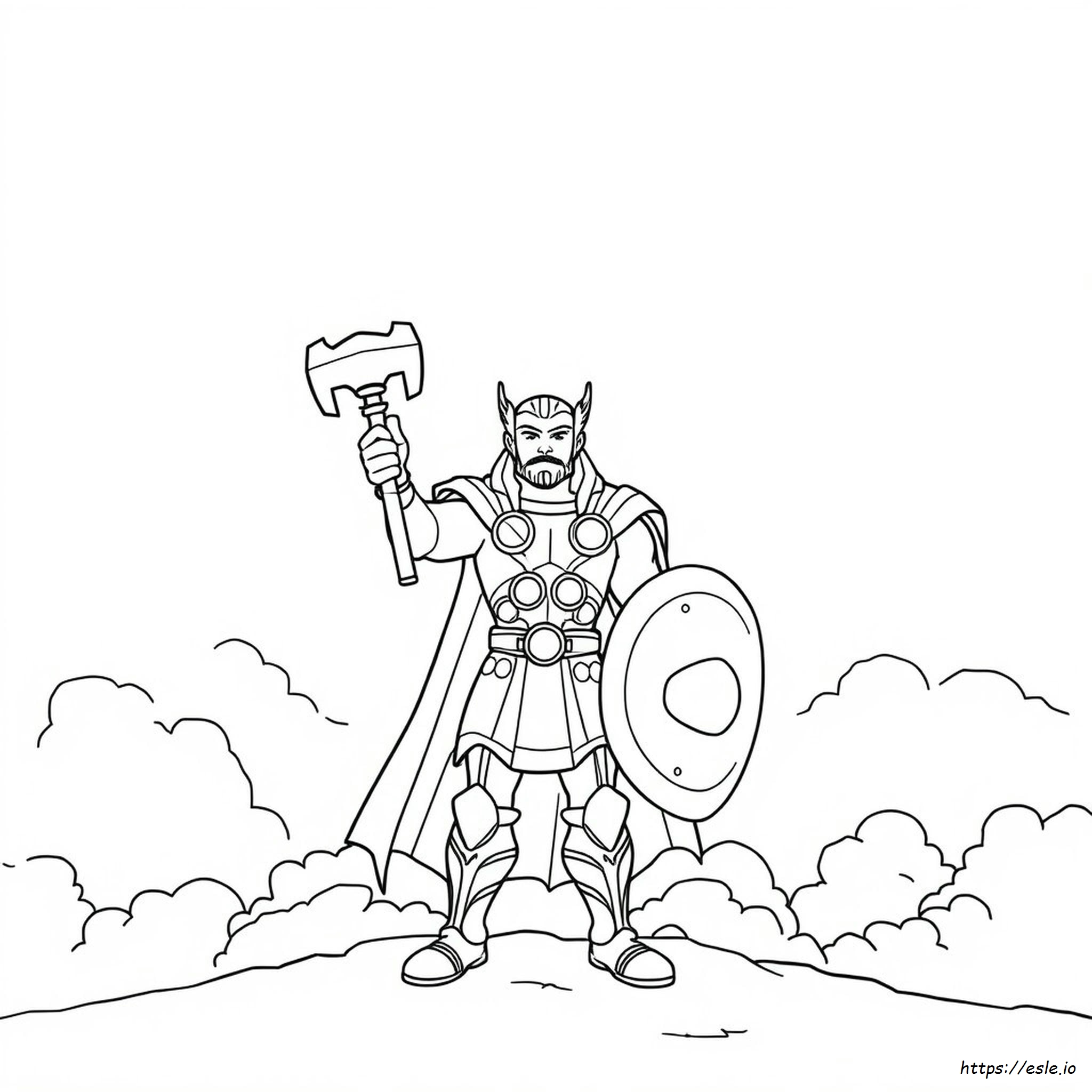 Thor Coloring Pictures