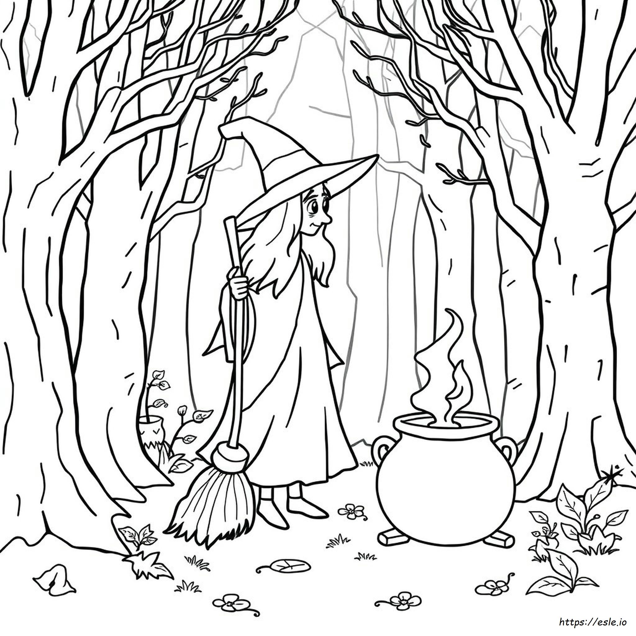 Witch Coloring Pages To Print