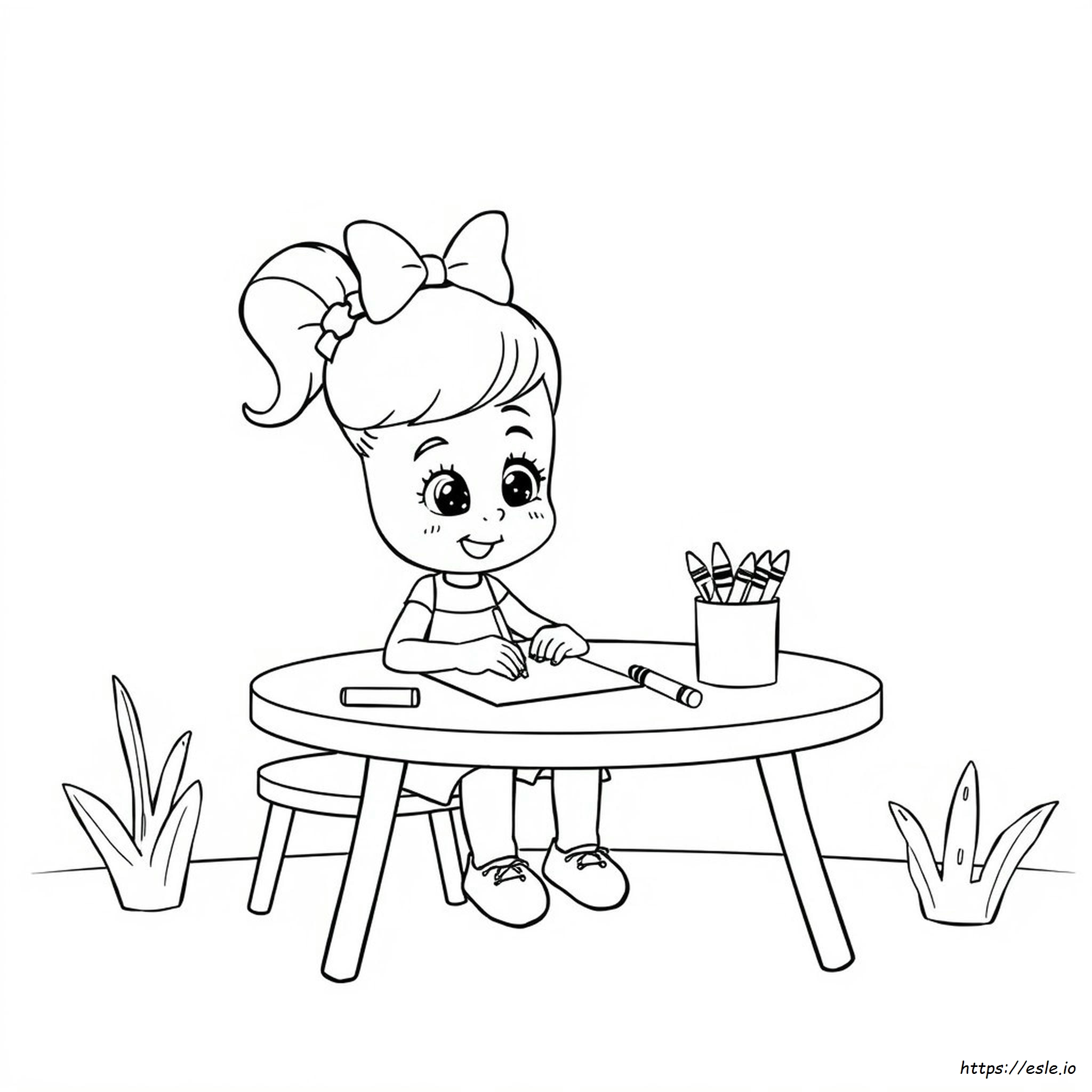 Nina Needs To Go Coloring Pages