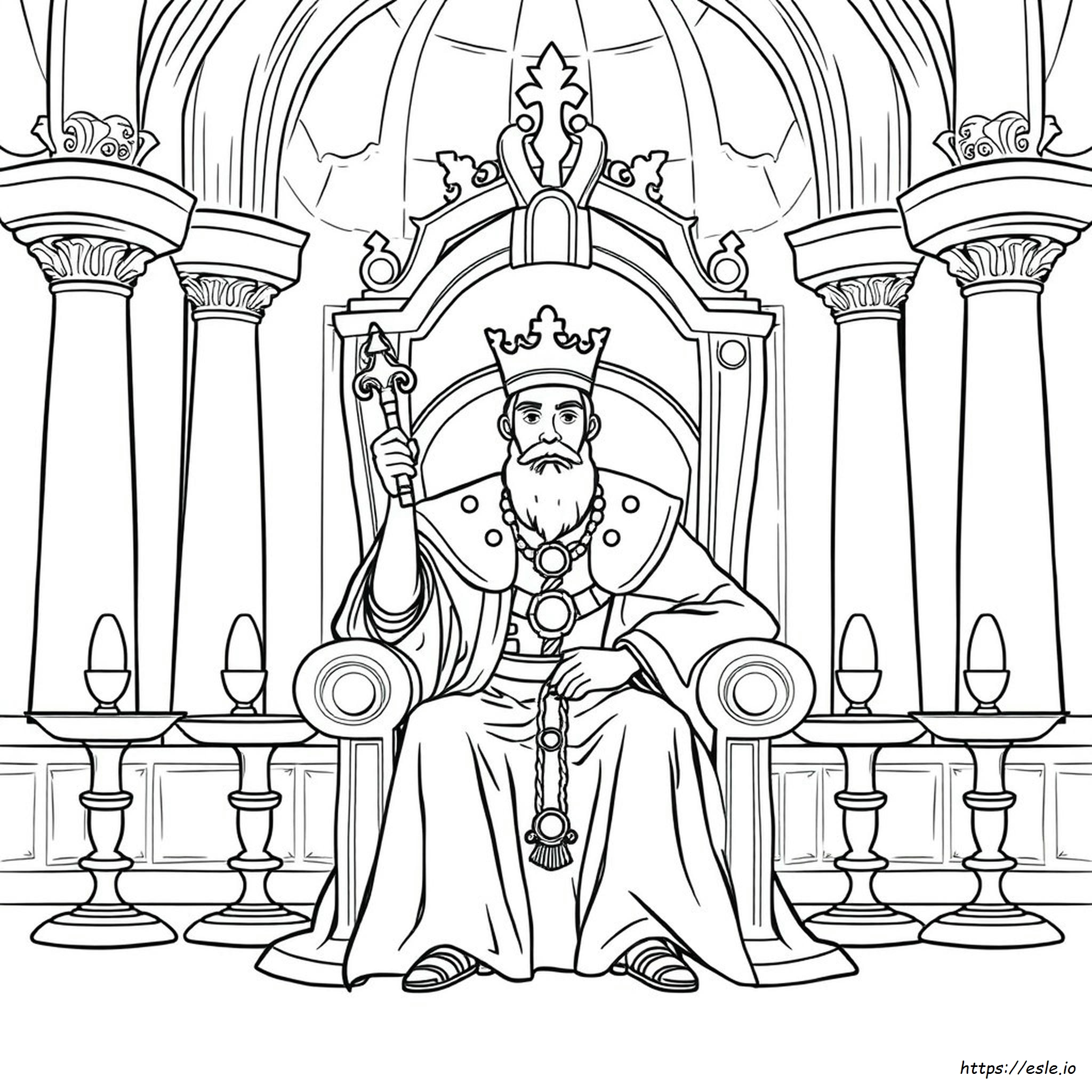 Raja James Gambar Mewarnai