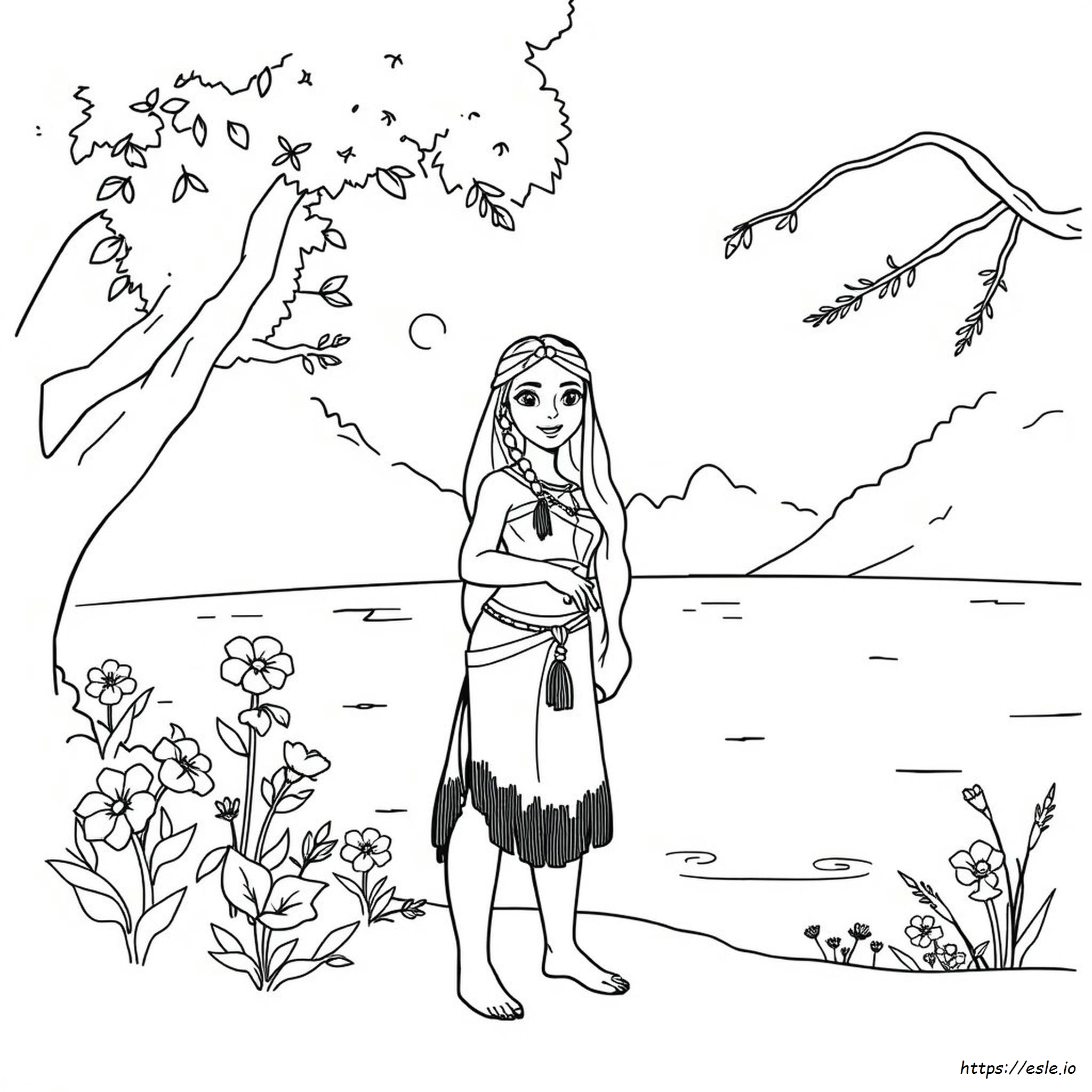 Pocahontas Coloring Book