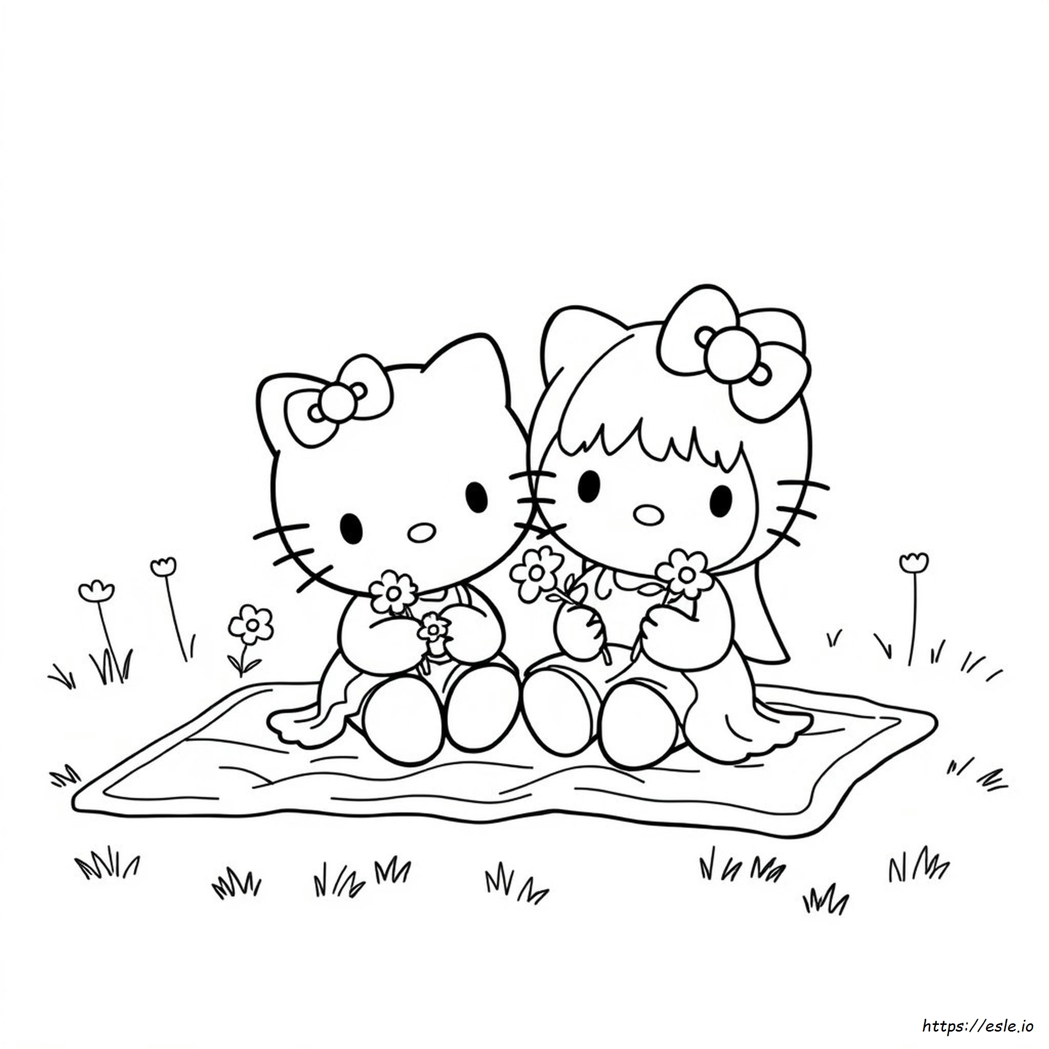 Hello Kitty Friends Kuromi Disegni Da Colorare