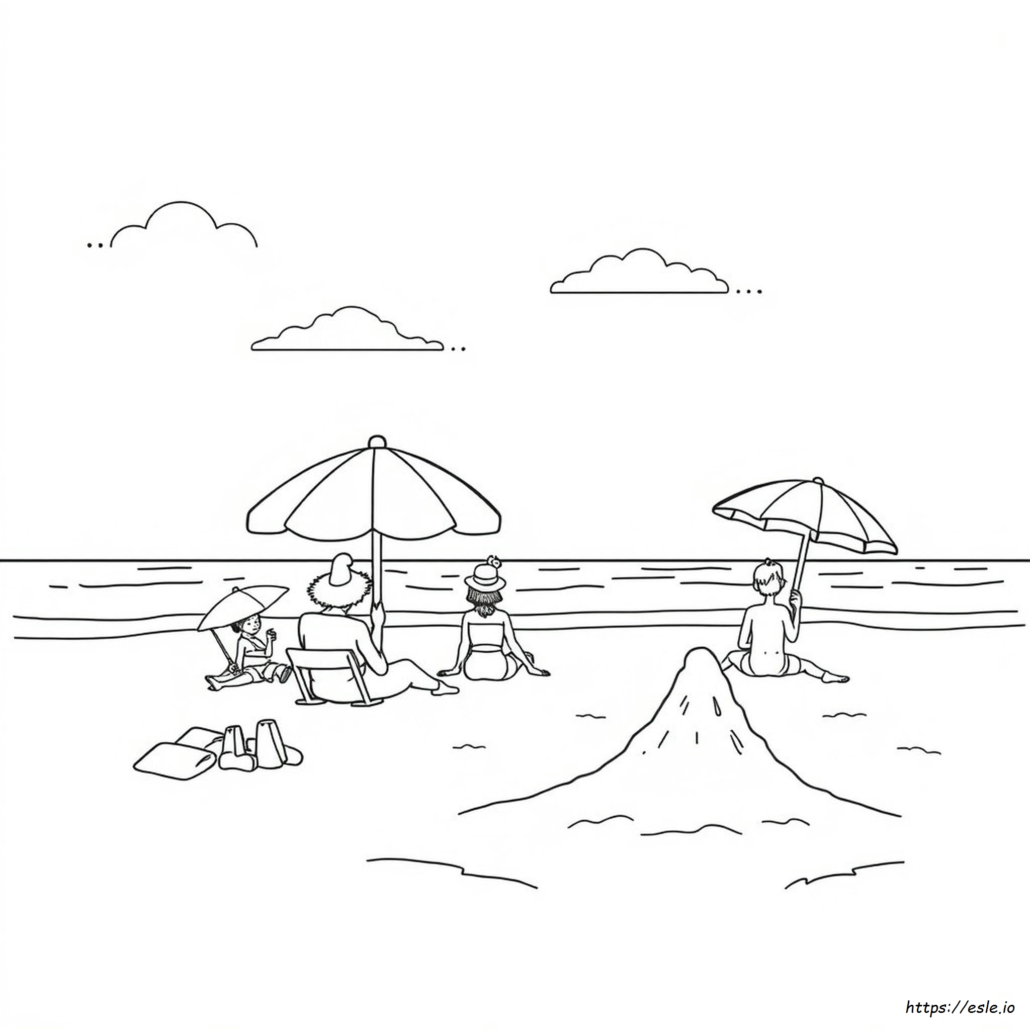 Aesthetic Summer Coloring Pages