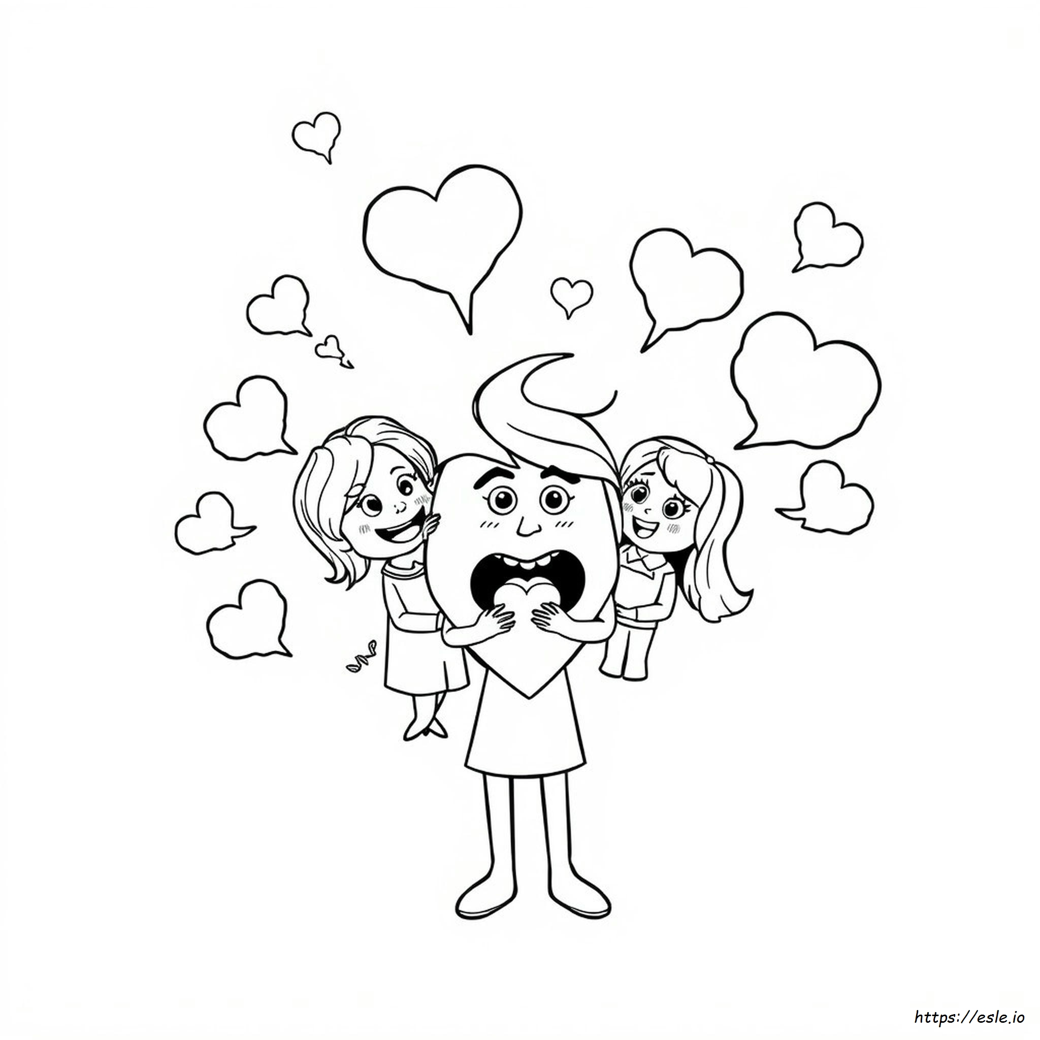 Inside Out Para Colorear E Imprimir