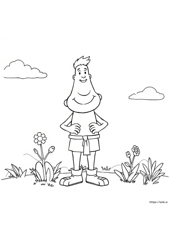 Jolly Green Giant Coloring Page