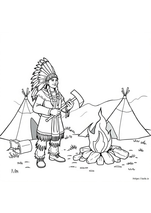 Pagina Da Colorare Dei Redskins
