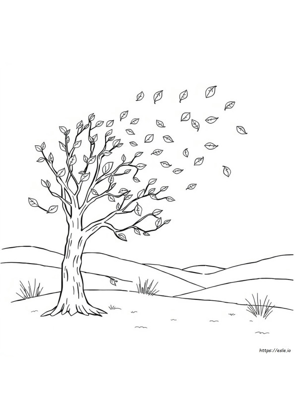 Fall And Winter Coloring Pages