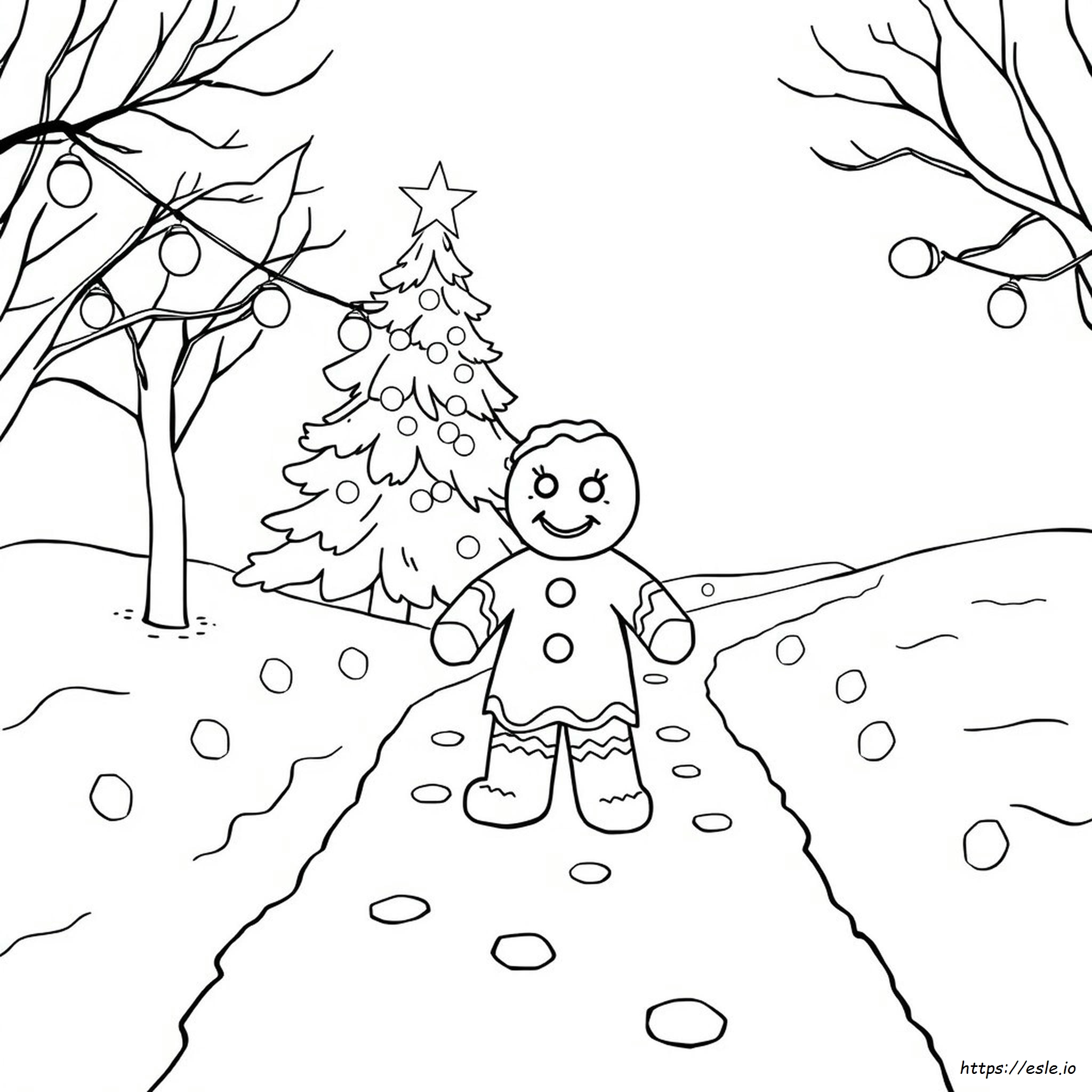 Gingerbread Coloring Pictures
