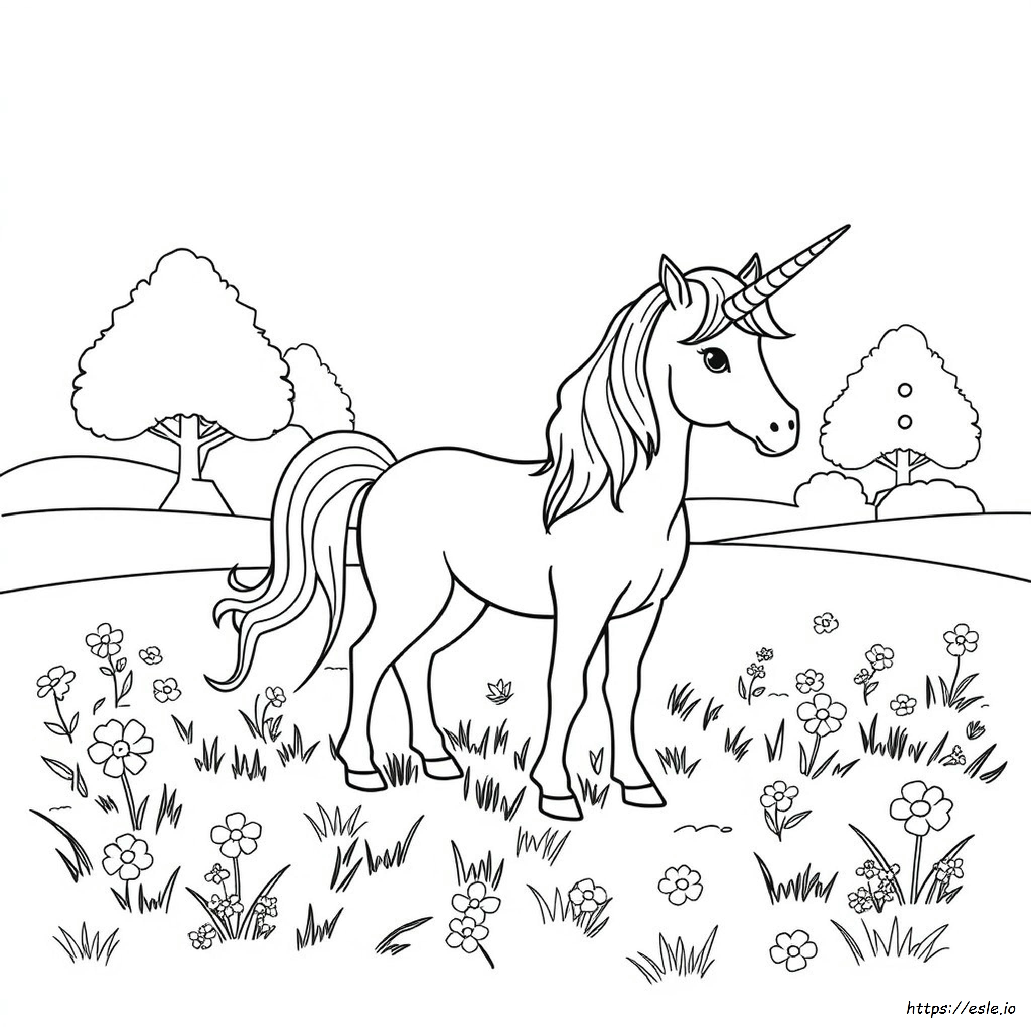 Unicorn Coloring Pages For Printing