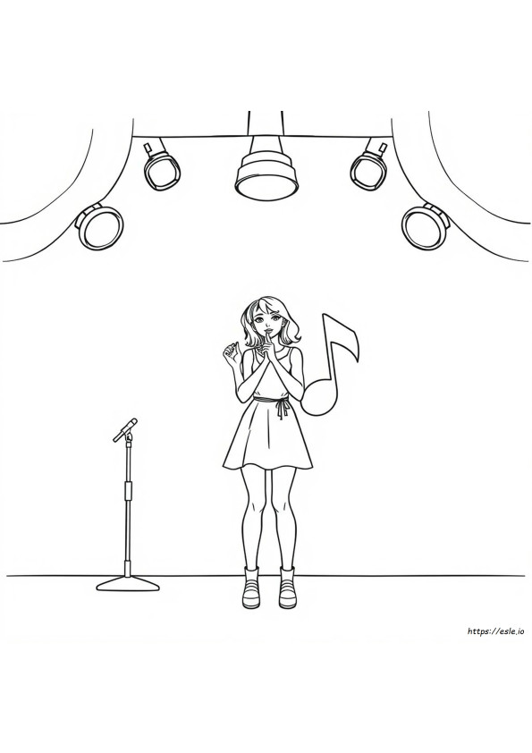 Free Printable Coloring Pages Of Taylor Swift