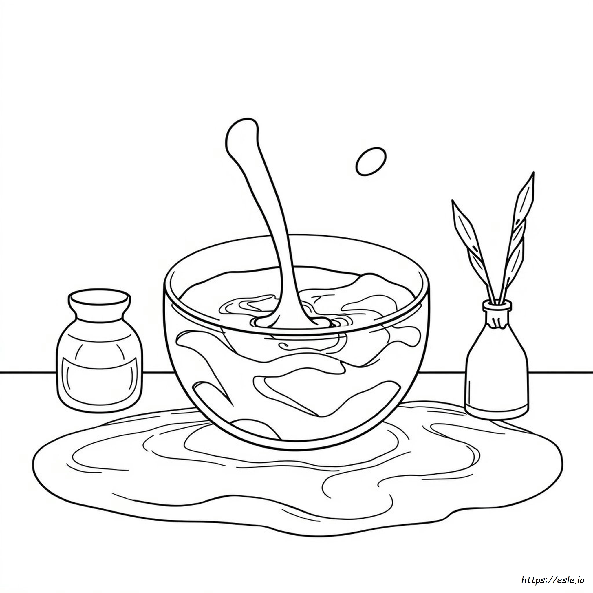Gambar Mewarnai Eksperimen Pewarna Makanan Sabun Susu