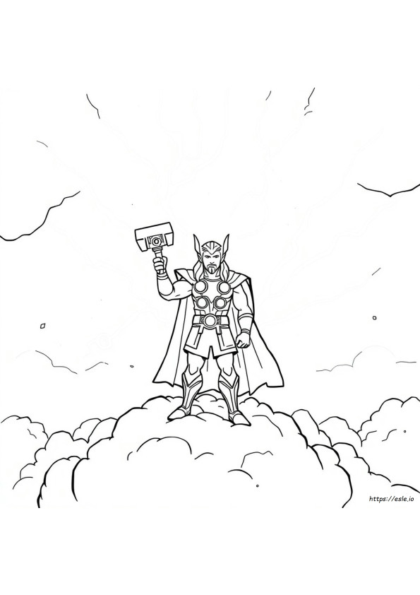 Thor Színező Oldalak Nyomtatásra