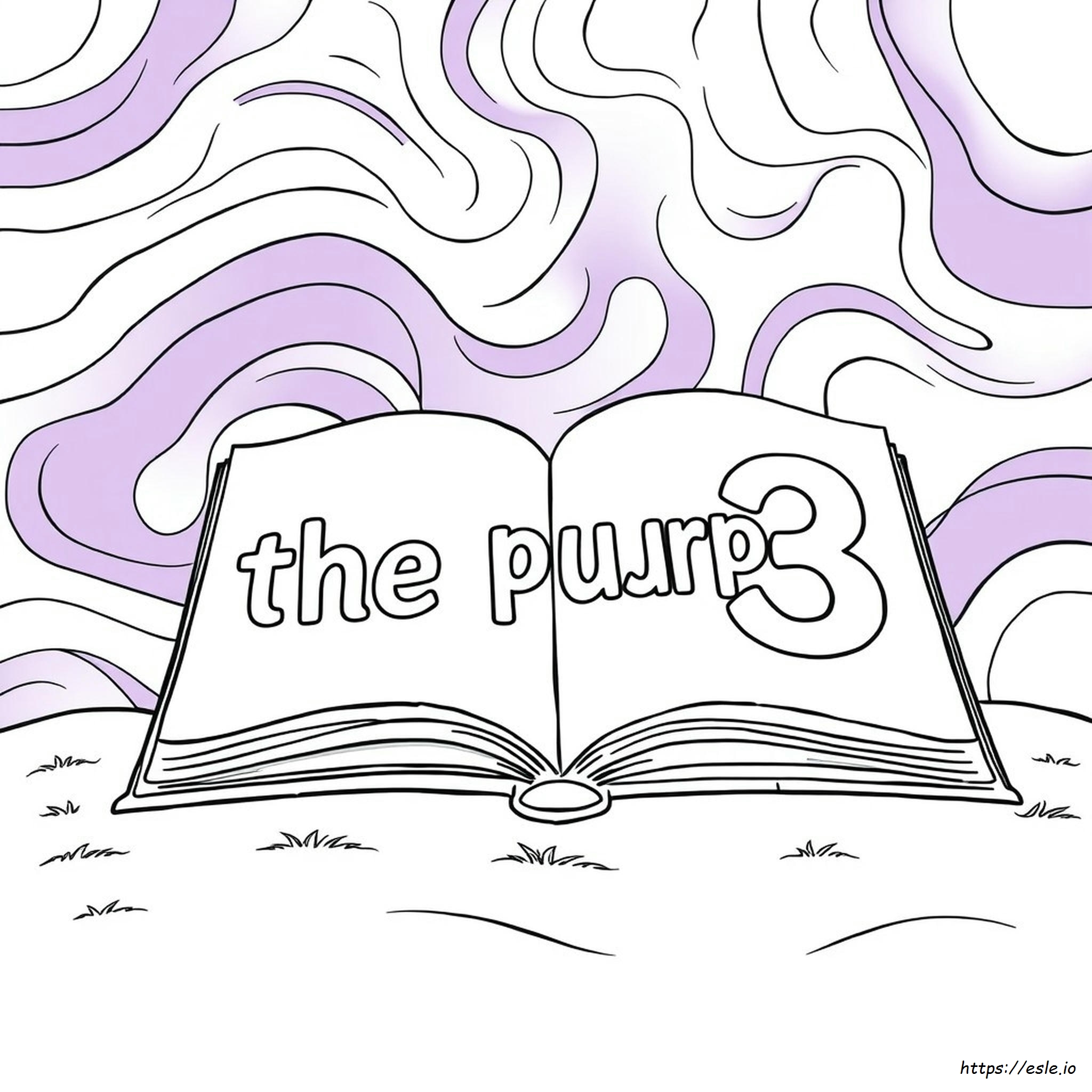Halaman Mewarnai Buku The Color Purple
