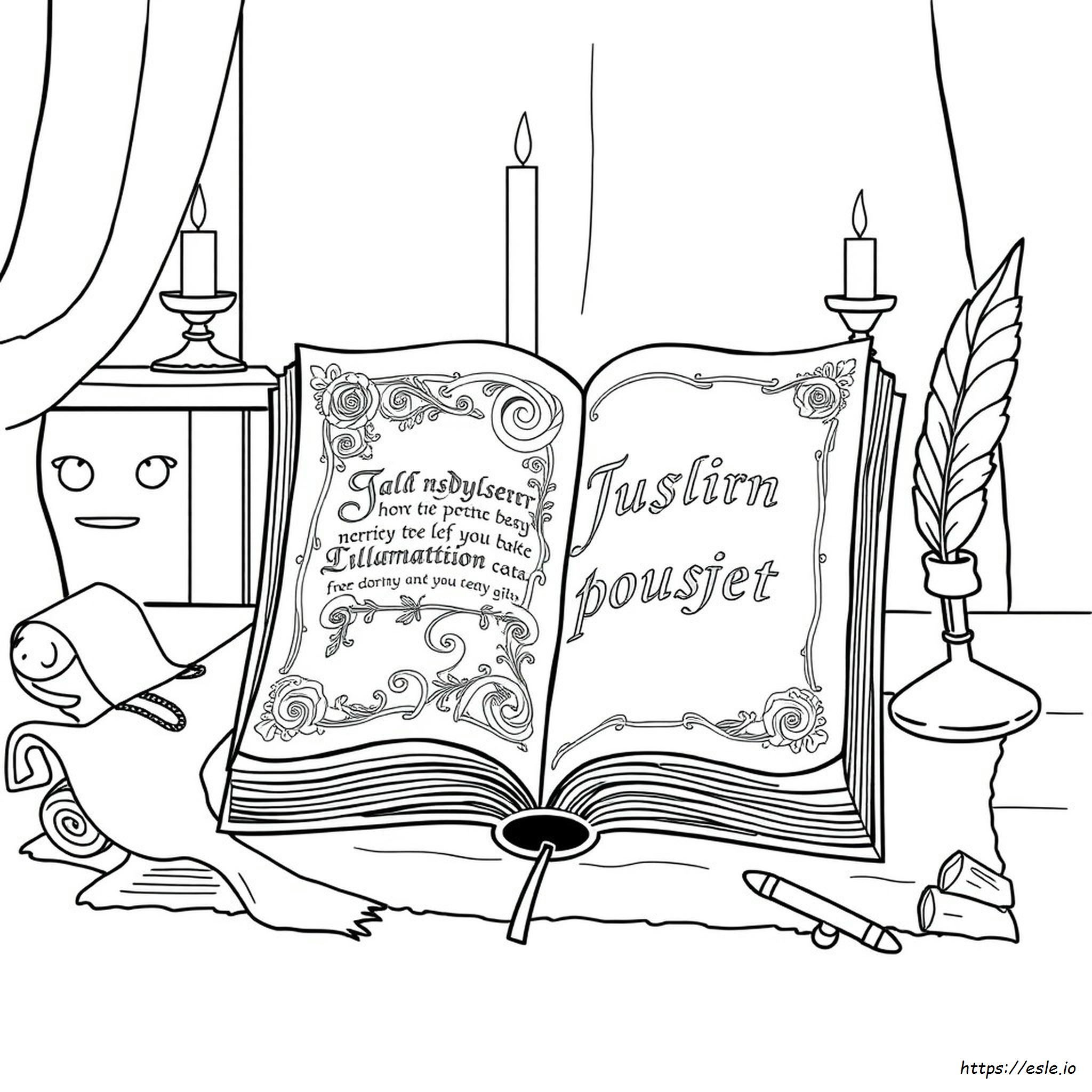 Printable Illuminated Manuscript Coloring Pages