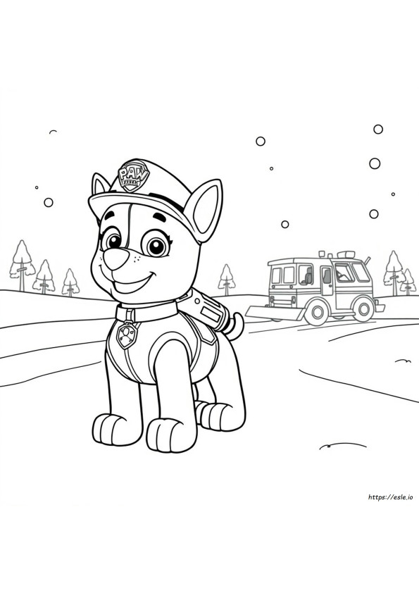 Paw Patrol Ausmalbild