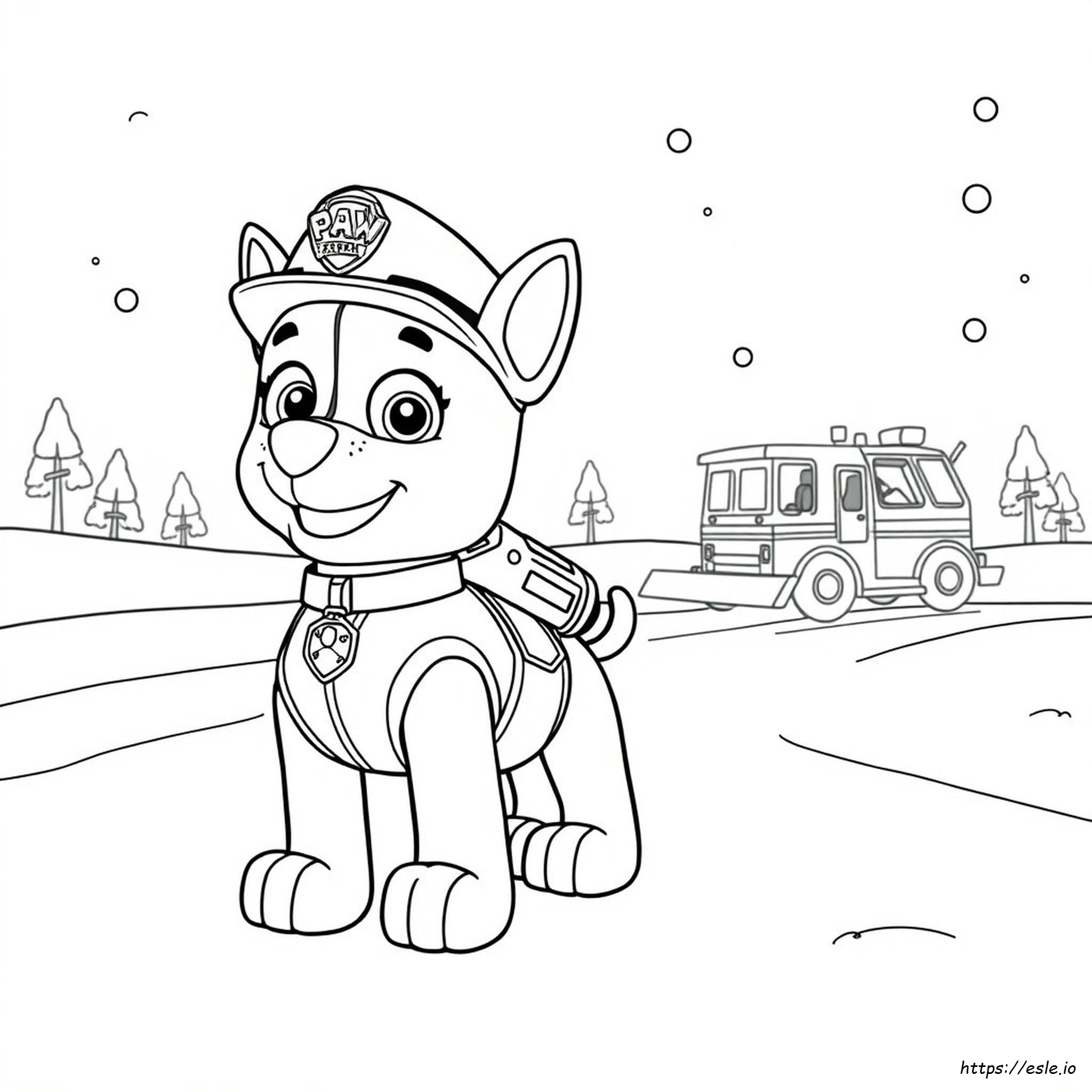 Paw Patrol Menggambar Untuk Mewarnai